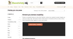 Desktop Screenshot of chovatelsky-raj.cz